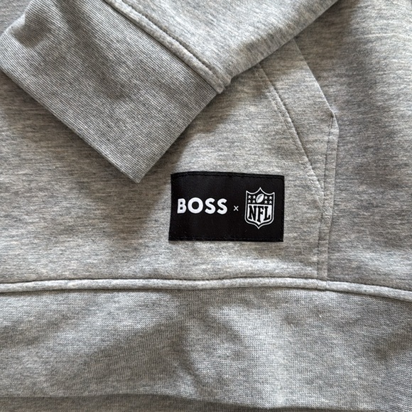 Philadelphia Eagles BOSS X NFL Men's Interlock Hoodie - Picture 2 of 4